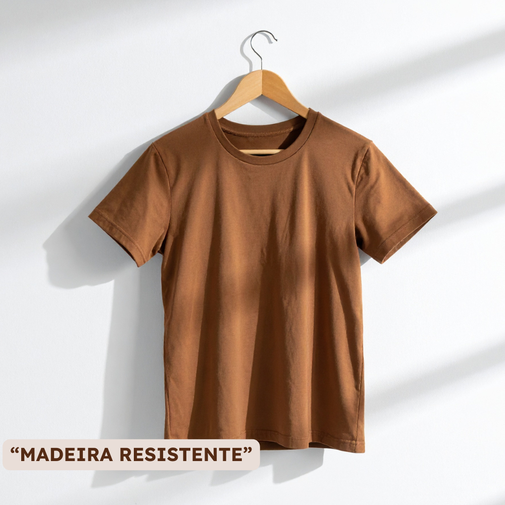 Kit 3 Unidades Cabides De Madeira com Verniz Roupeiro Guarda Roupa Organização Pendurar Calças Camisas Camisetas Vestido