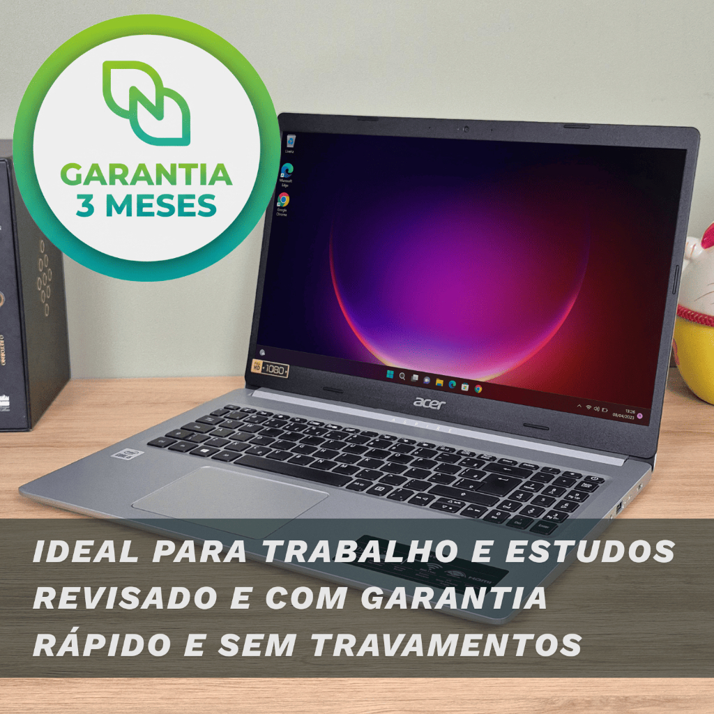 Notebook Intel i3 i5 i7 SSD Rápido Windows 11 | Perfeito para Trabalho, Estudos e Uso Diário Sem Travar com Garantia