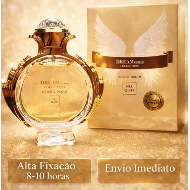 Perfume Feminino Dream Collection 80ml Nº G-087 Fixação 8 a 10 hrs