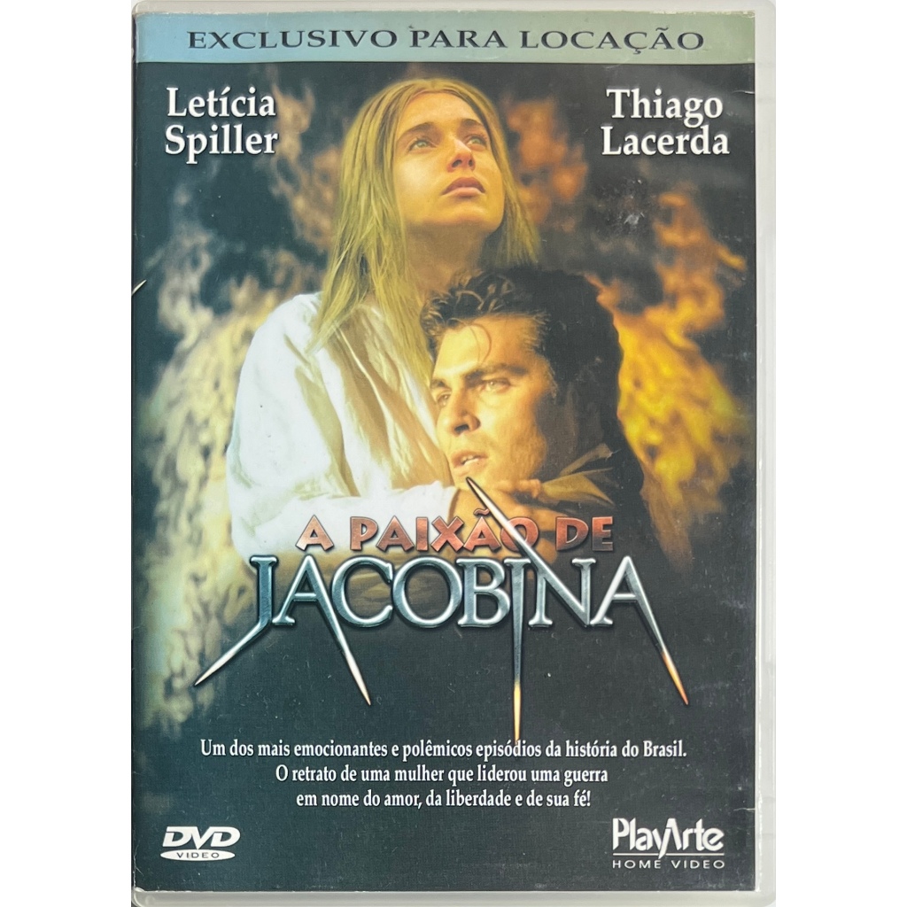 A Paixão de Jacobina - Letícia Spiller, Thiago Lacerda - PlayArte - DVD Original