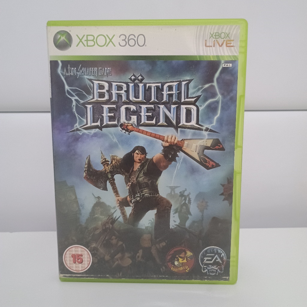 Brutal legend- jogo de xbox 360 original mídia física