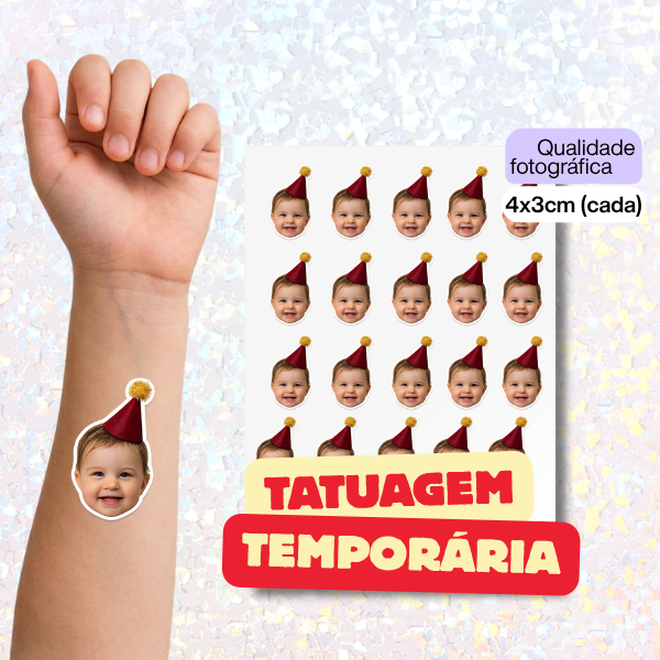 21 TATUAGENS TEMPORÁRIA ANIVERSÁRIO CASAMENTO EVENTOS