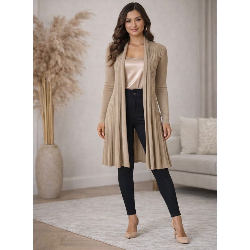 Casaco cardegan modal  de latrico sueter manga longo blusa inverno