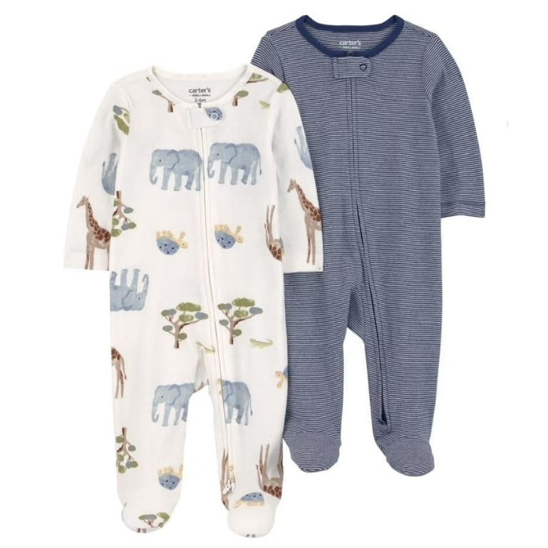 Kit Macação Carter's Child Of Mine 2 Peças Safari Menino