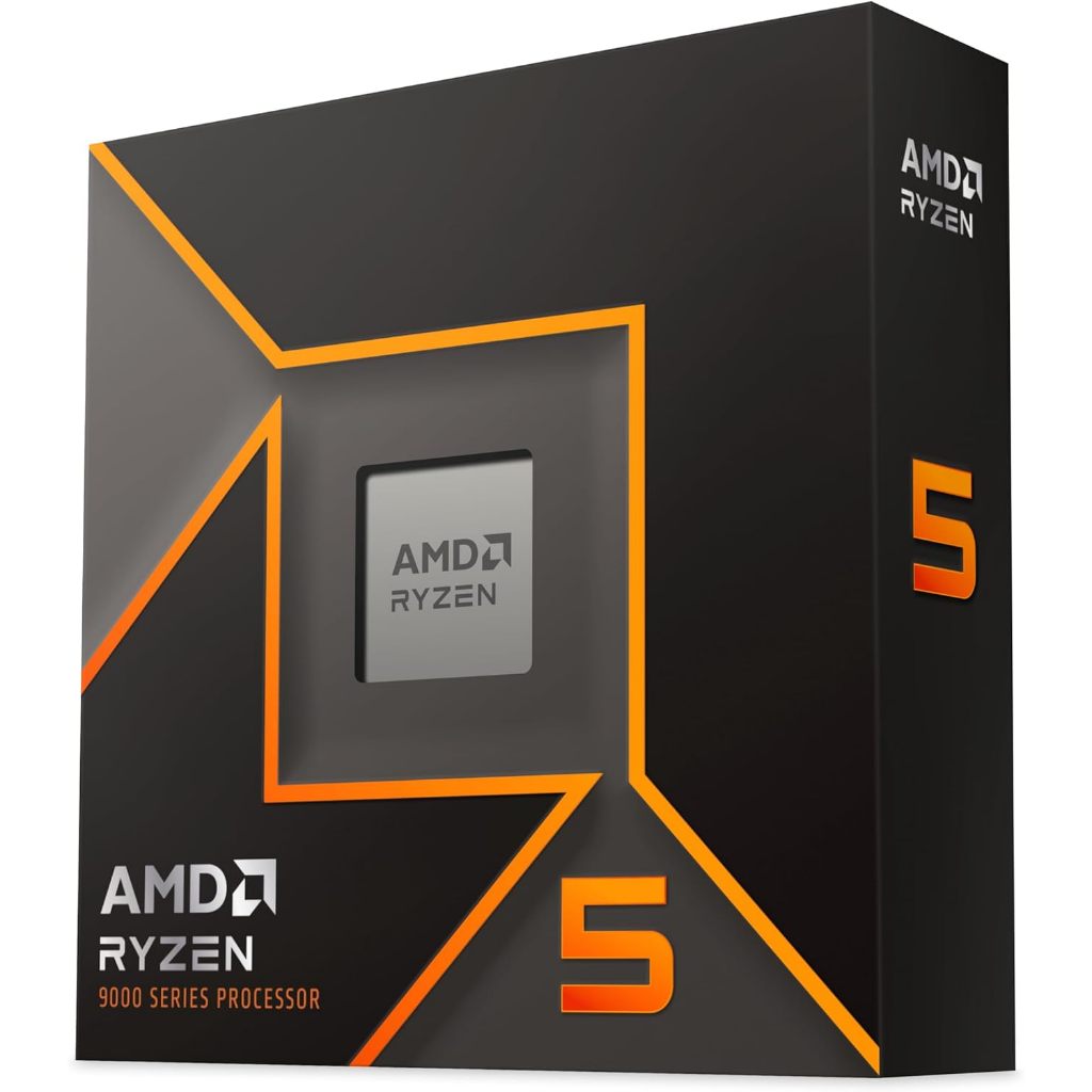 Processador AMD Ryzen 5 9600X Box (AM5/ 6 Cores/ 12 Threads/ 5.4GHz/ 38MB Cache/Radeon Graphics/Sem Cooler)