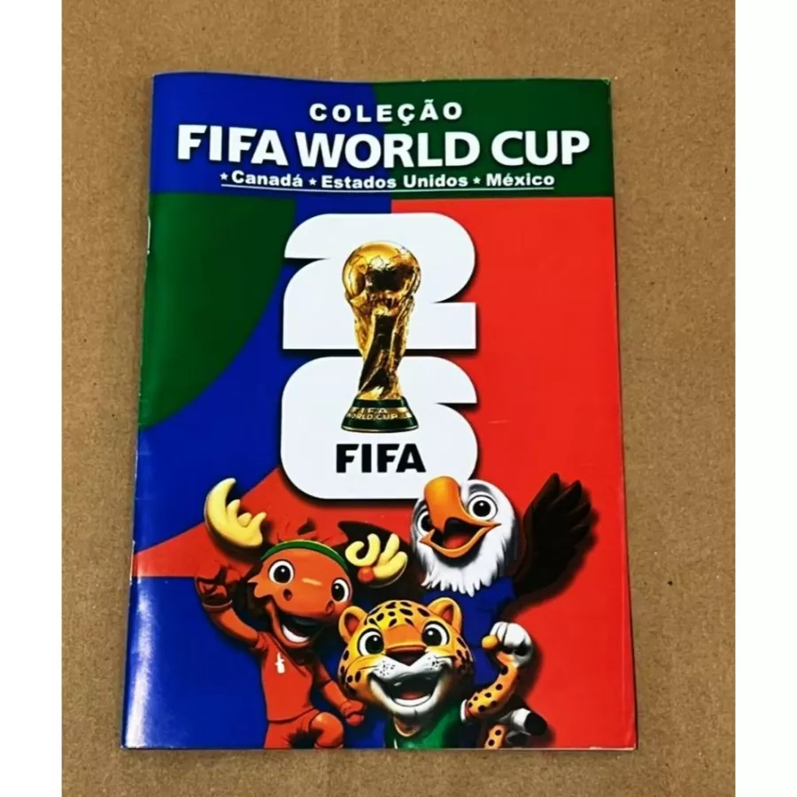 Kit Álbum Copa do Mundo NÃO Oficial FIFA World Cup 2026 Colecionável