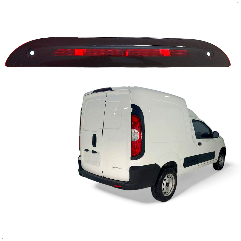Lente Break Light Luz De Freio Fiat Fiorino 2014 2015 2016 2017 2018 2019 2020 2021 2022 Sem Led - 1