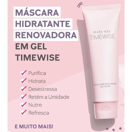 Máscara Hidratação Renovadora em Gel Mary Kay 85g