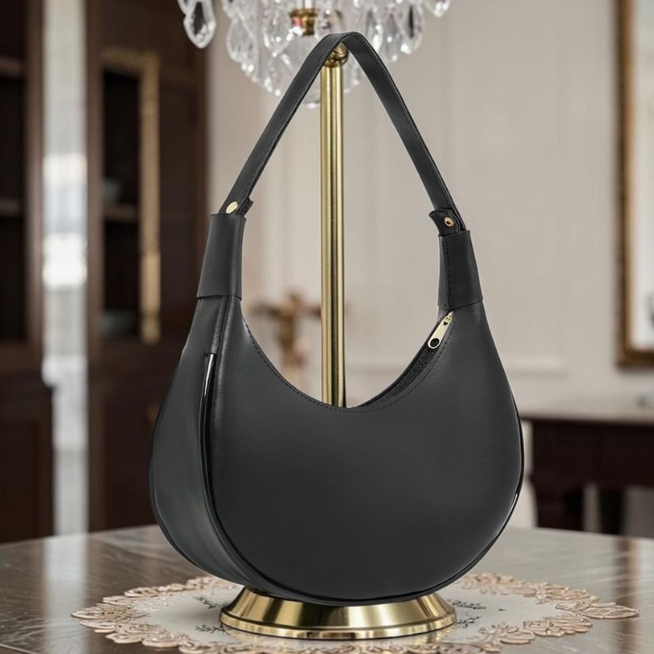 Bolsa Meia Lua Feminina De Ombro