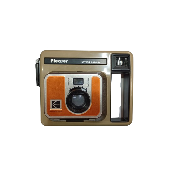 Antiga Câmera Kodak Pleaser dos Anos 80 com Caixa Original