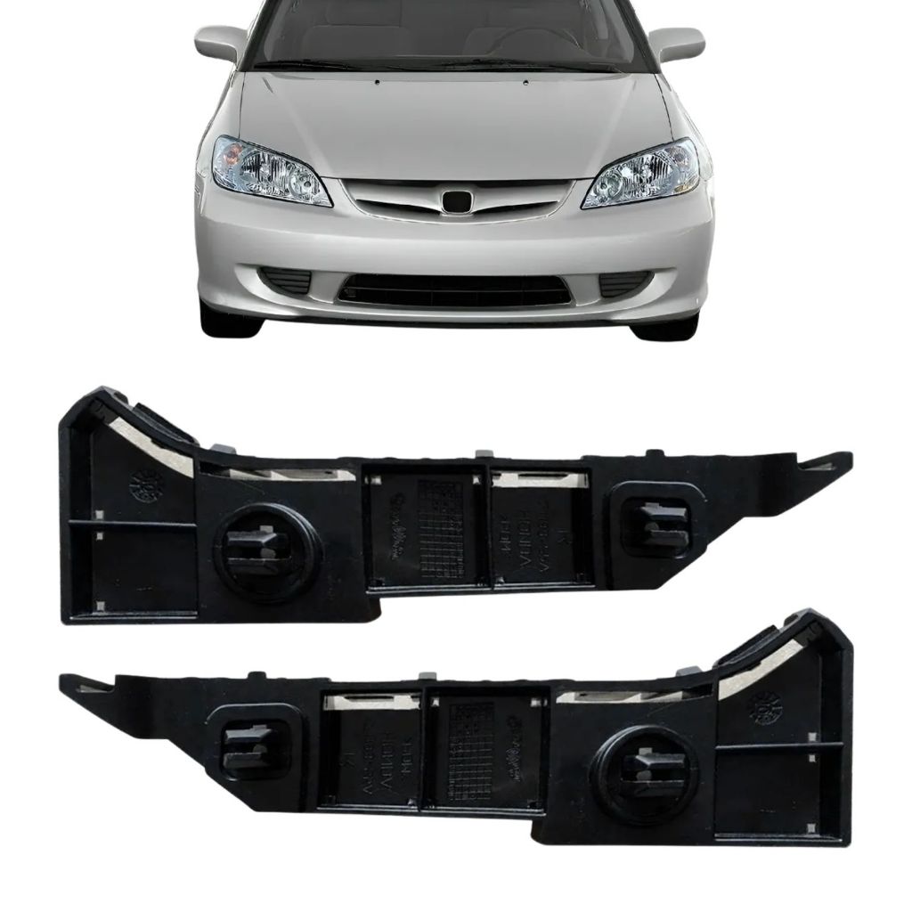 Guia Suporte Para-choque Dianteiro Honda Civic 2003 2004 2005 2006