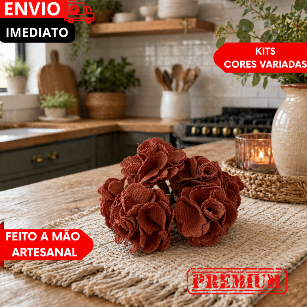 Guardanapo Argola Rústica Kit 2/4/6 Anel Guardanapo Mesa Posta Casamento Festa Restaurante Decoração