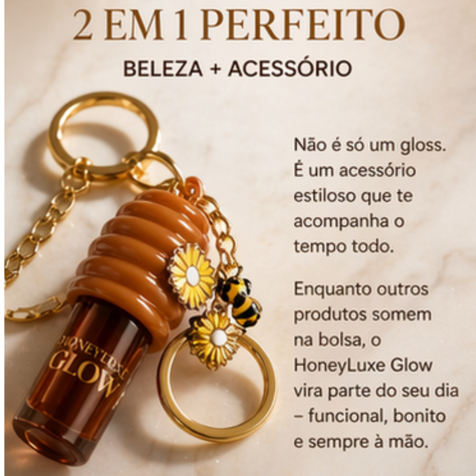 Gloss Labial Hidratante Mel c/ Chaveiro