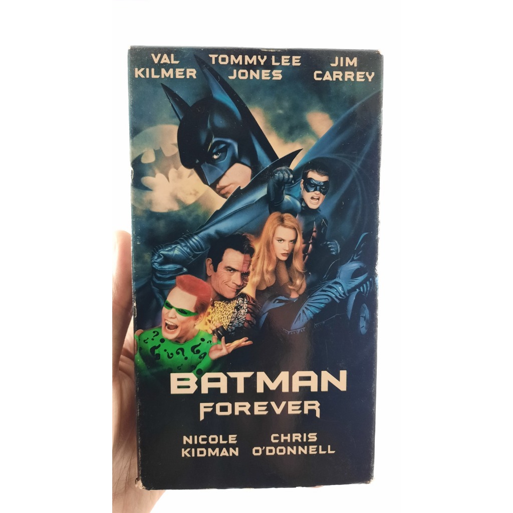 Fita VHS Batman Eternamente 1995 (Original Warner Bros, sem dublagem)