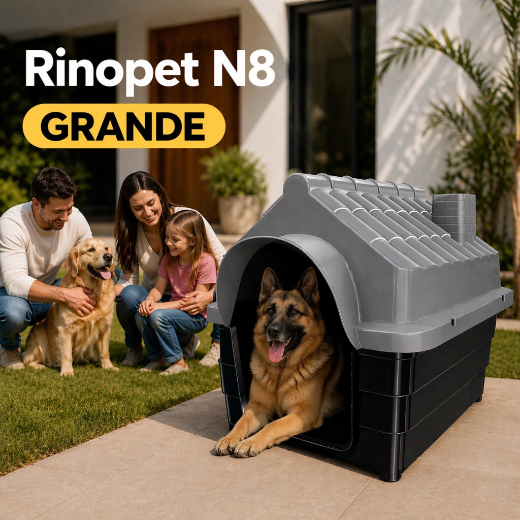Casa Casinha Plastica De Cachorro Cães N8 Desmontável
