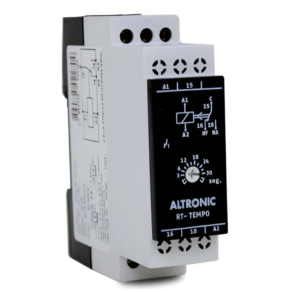 Rele De Tempo Altronic Retardo Na Energização 30s 94-242v