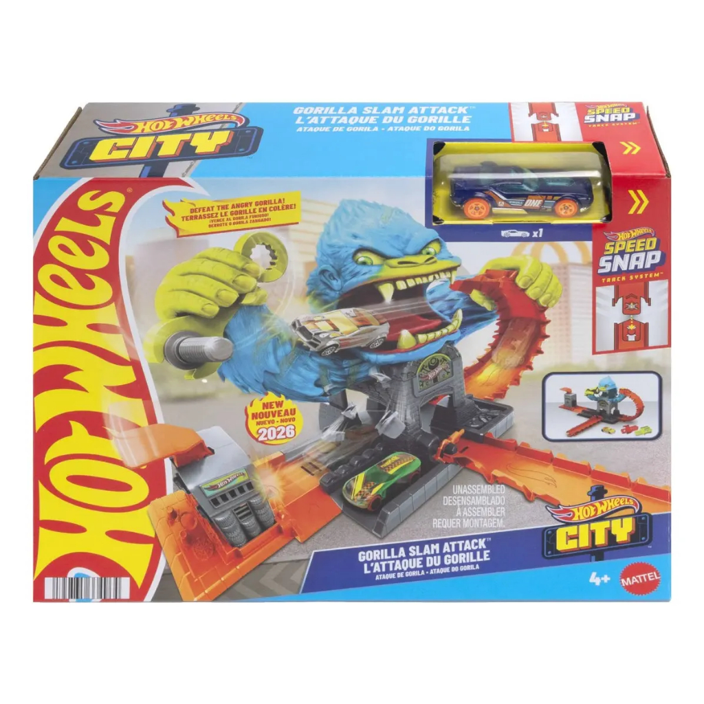 Pista Hot Wheels Nemesis Ataque Do Gorilal - Matte Jhl92