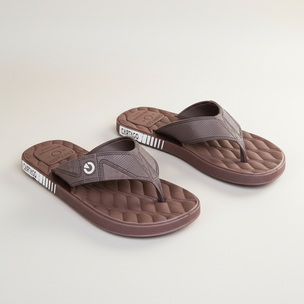 Chinelo de Dedo Adulto Masculino Cartago Casual Confortável