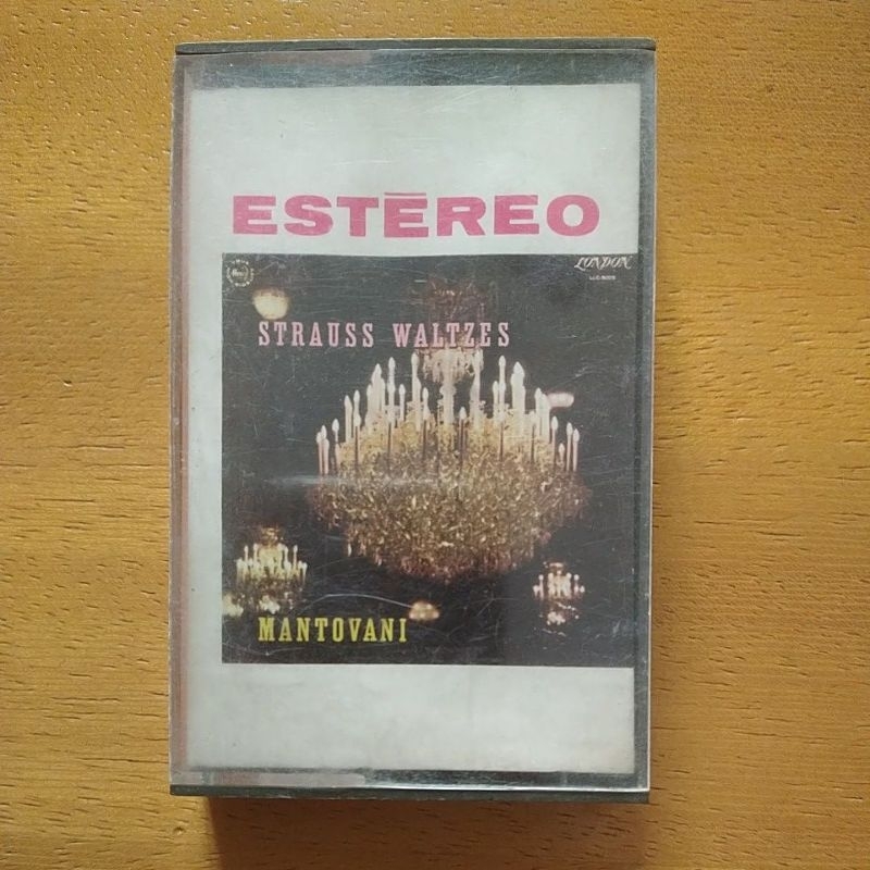 Fita K7 cassete Mantovani, Strauss Waltzes, raridade original