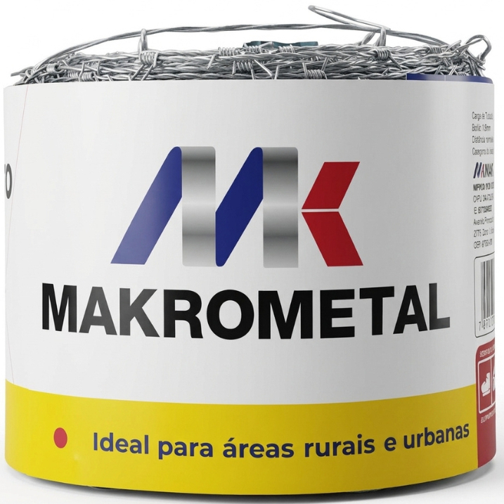 Arame Farpado 250m Galvanizado Cerca Rural Forte Cachorro Ovelha Alta Resistência Envio Imediato