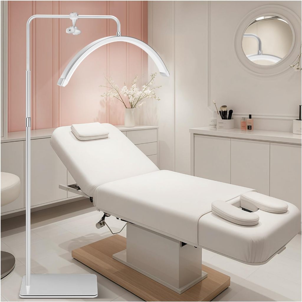 Half Moon Arch Lamp with Floor Base Use for Aesthetics and Decoration