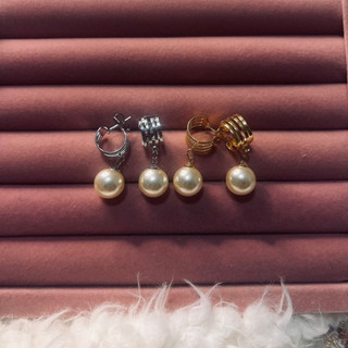 1 Par De Brincos De Pérola Em Forma De Lágrima Requintados Com Diamantes Micro Pavimentados Para Presente Feminino Elega