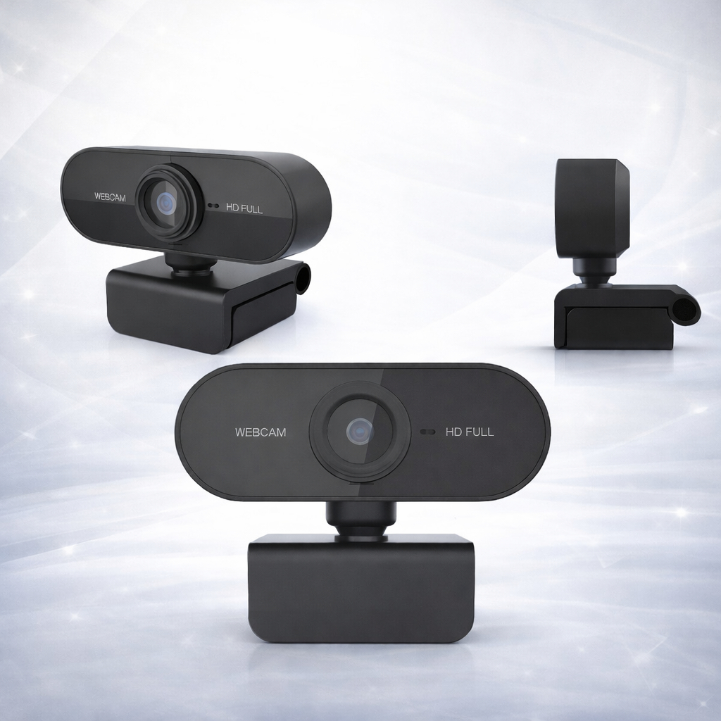 Webcam Câmera Full Hd 1080p Microfone Pc Notebook Home Office 1080x1920p 2MP USB Plug Play Microfone Embutido