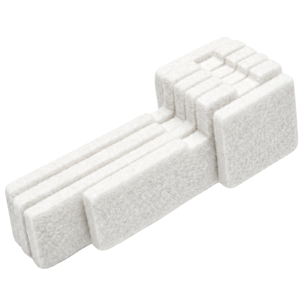 Almofada Esponja Feltro Absorvente Compatível Epson L355 L365 L380 L390 Sem Base Sem Poliéster Alta Absorção