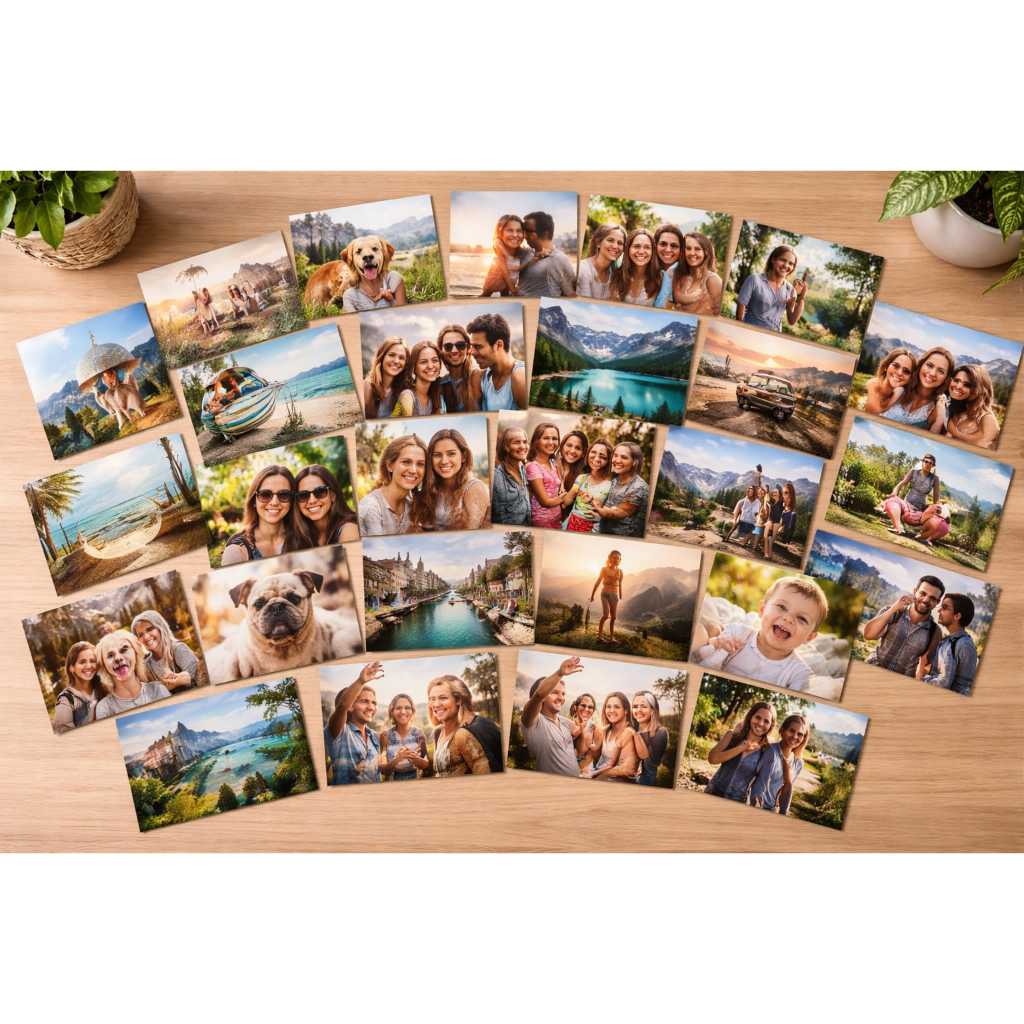 04, 06 ou 12 Fotos reveladas revelação de fotos 10 x 15 cm personalizadas guarde suas lembranças