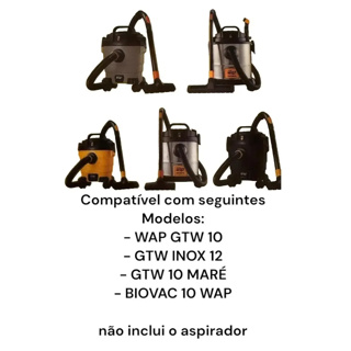 Kit 6 Sacos De Aspirador De Pó Wap Gtw10 Gtw12 Gtw20 em Oferta na Shopee