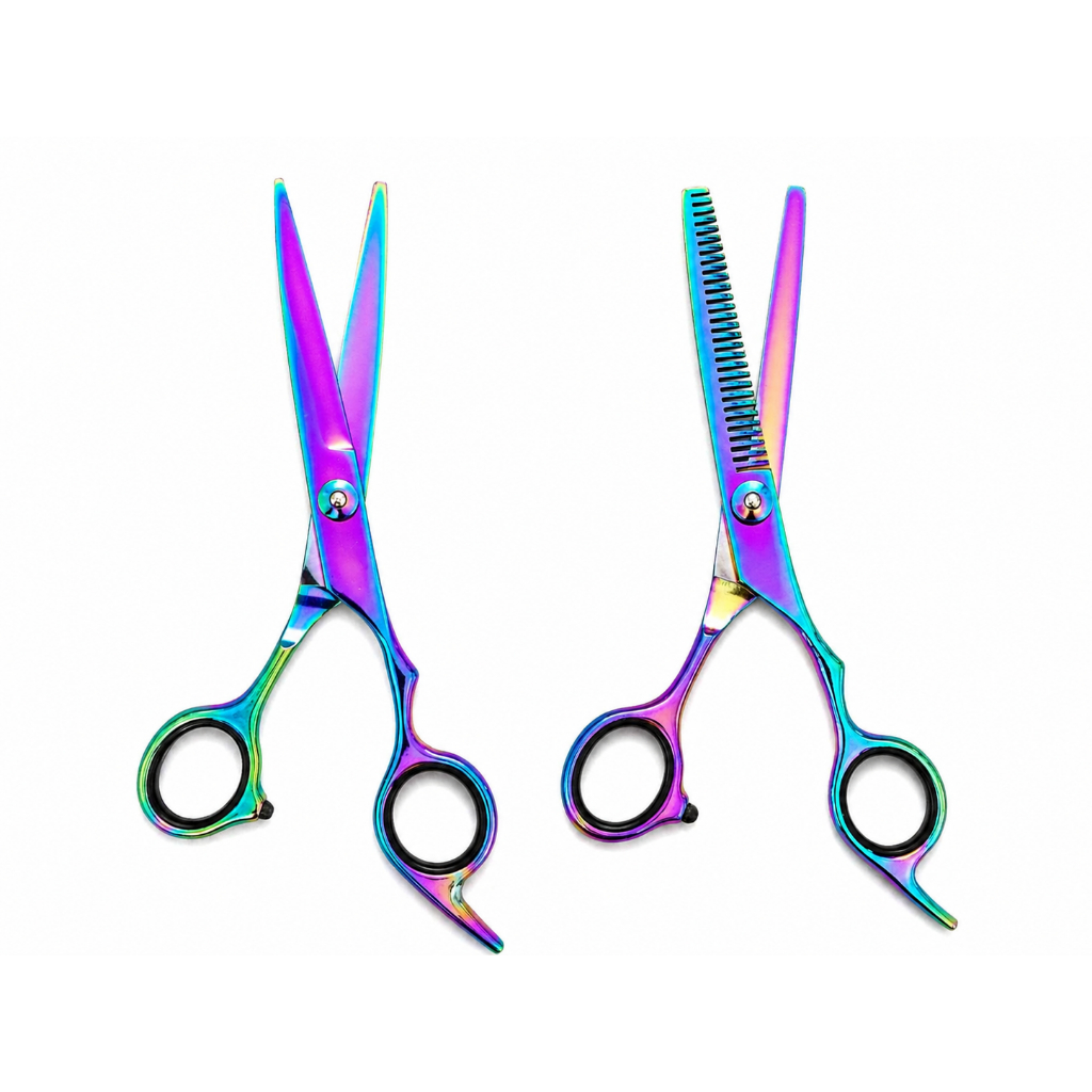 kit barbeiro profissionatesoura profissional barbeiro, tesoura cabelo fio navalha, tesoura desbaste,