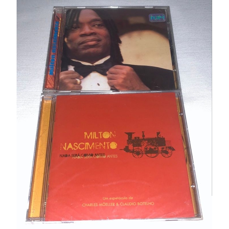 2 cds Milton Nascimento crooner edo espetáculo Nada será como antes lacrado raros