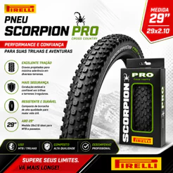 PNEU PIRELLI SCORPION PRO 29X2.20 KEVLAR APS MTB