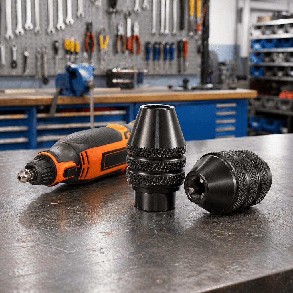Mini Mandril Aperto Rápido 7,85mm Micro Retífica M8 Longo Pinça Universal Ponteira Aço Broca Haste Drill Chuck