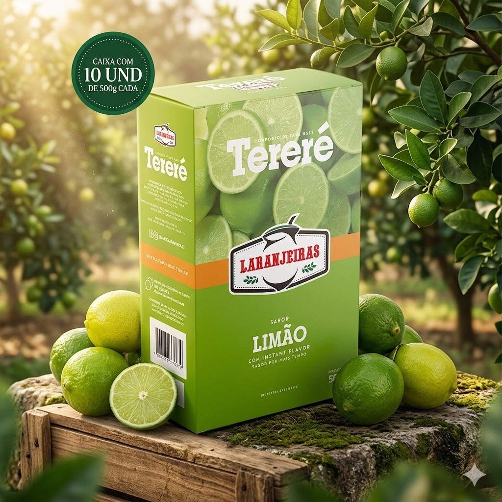 Combo Tereré Limão - Sede Zero - Composta de Erva Mate - 10 Und