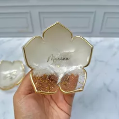 Porta Jóias em Resina - Modelo Fléur 11cm