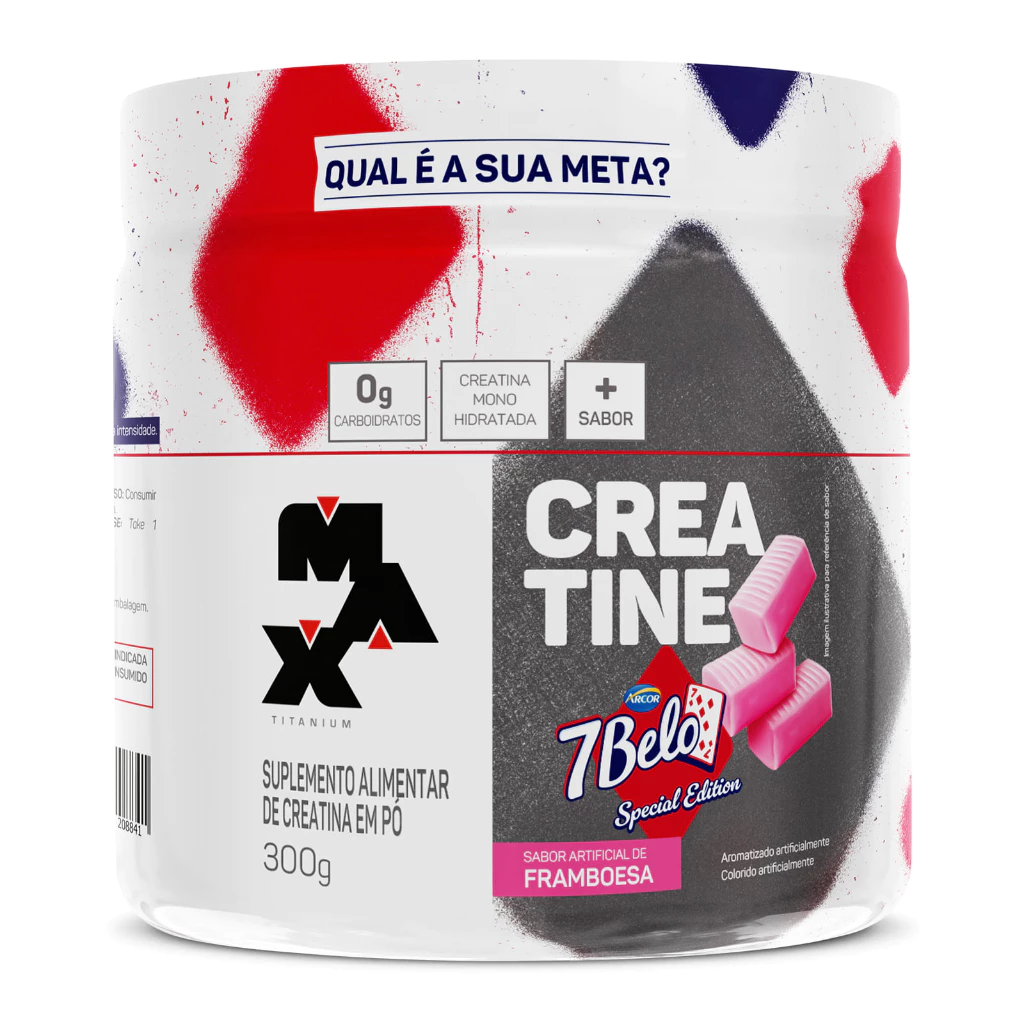 Creatina Sabor 7Belo Max Titanium 300g Creatina 7 Belo — imagem 1