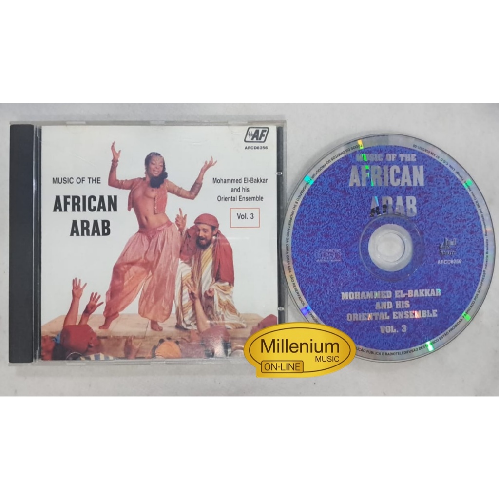CD Mohammed El-Bakkar & His Oriental Ensemble Music Of The African Arab Vol. 3 - 1958 Original Gravadora Ótimo Estado