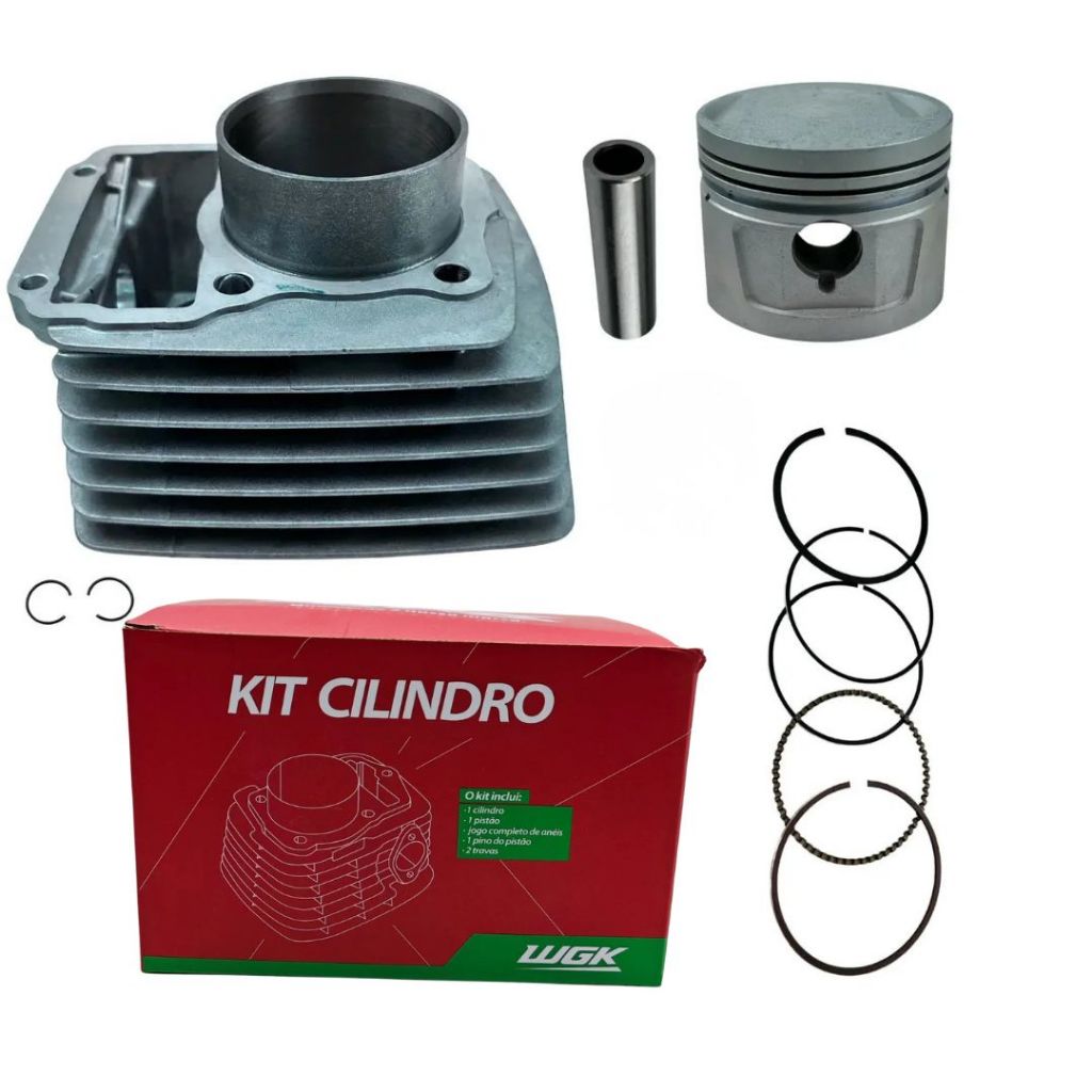 Kit Cilindro Motor Pistão e Anéis Dafra Kansas 150 Wgk