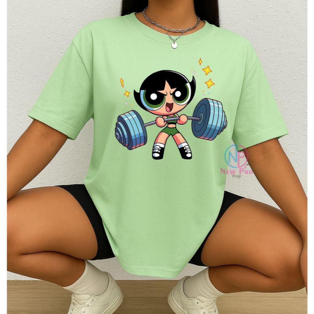 Camisa Feminina Camiseta Academia Barra Fitness Super Poderosa Lançamento