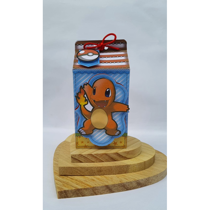 Caixa Milk Personalizada Festa Infantil Tema Pokémon Lembrancinha