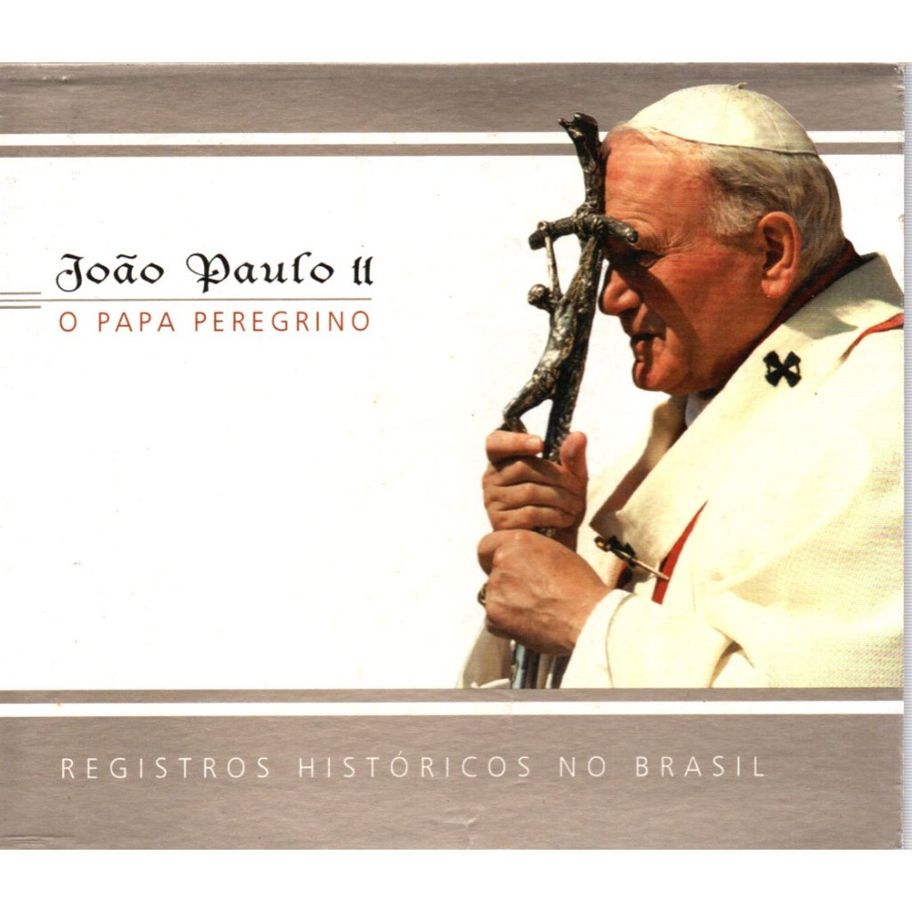 CD PAPA JOÃO PAULO II - PAPA PEREGRINO REGISTROS HISTORICO NO BRASIL ( C/ SLIPCASE ) CANÇÃO NOVA