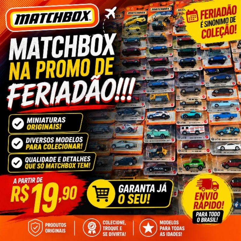 MATCHBOX NOVOS -GOLF-PORSCHE-MAZDA-TUKTUK-McLAREN #DESCONTO NA DESCRIÇÃO #