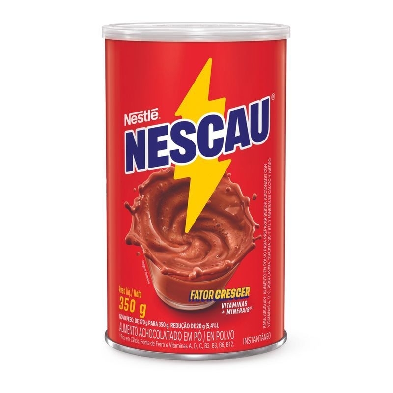 Lata de Nescau vazia 350 grama