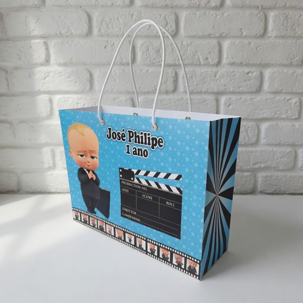 Sacola Surpresa Poderoso Chefinho Personalizada (Pegue e Monte) Lembrancinha Festa