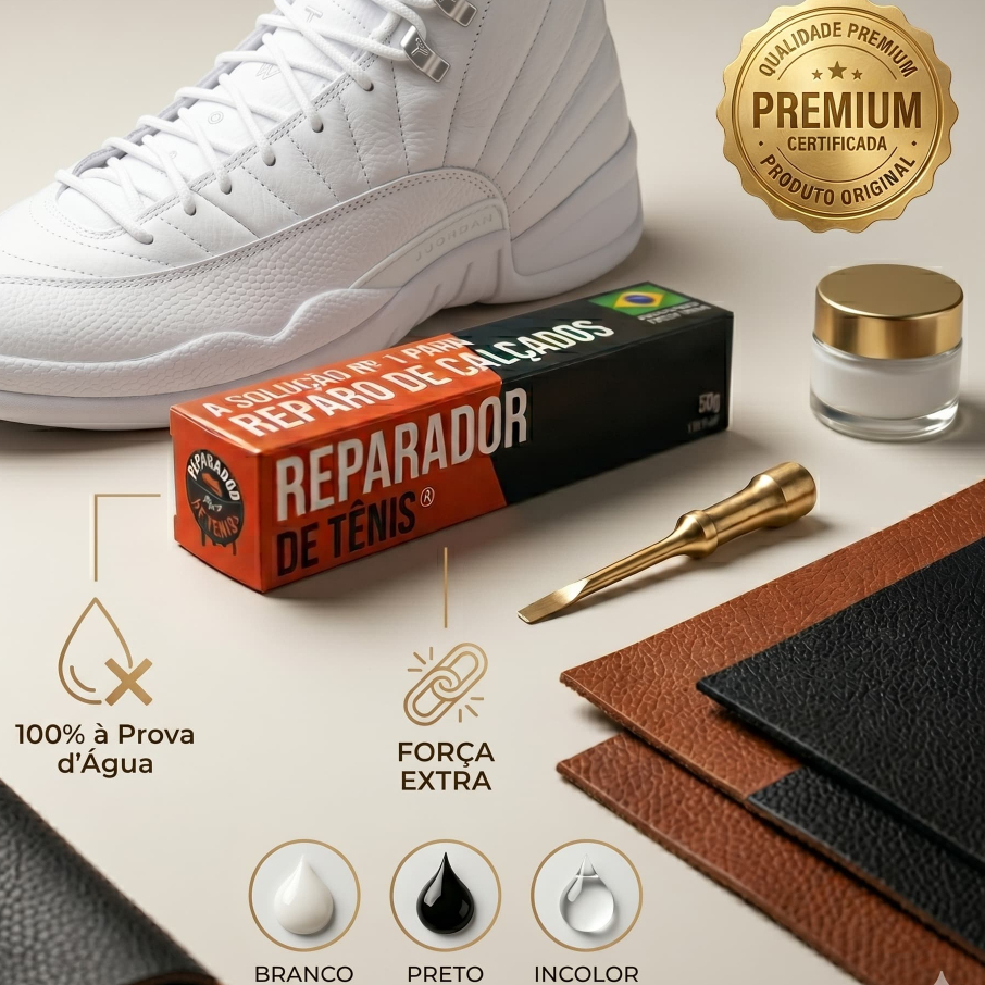 Cola imbatível para Calçados - Reparador de Tênis®