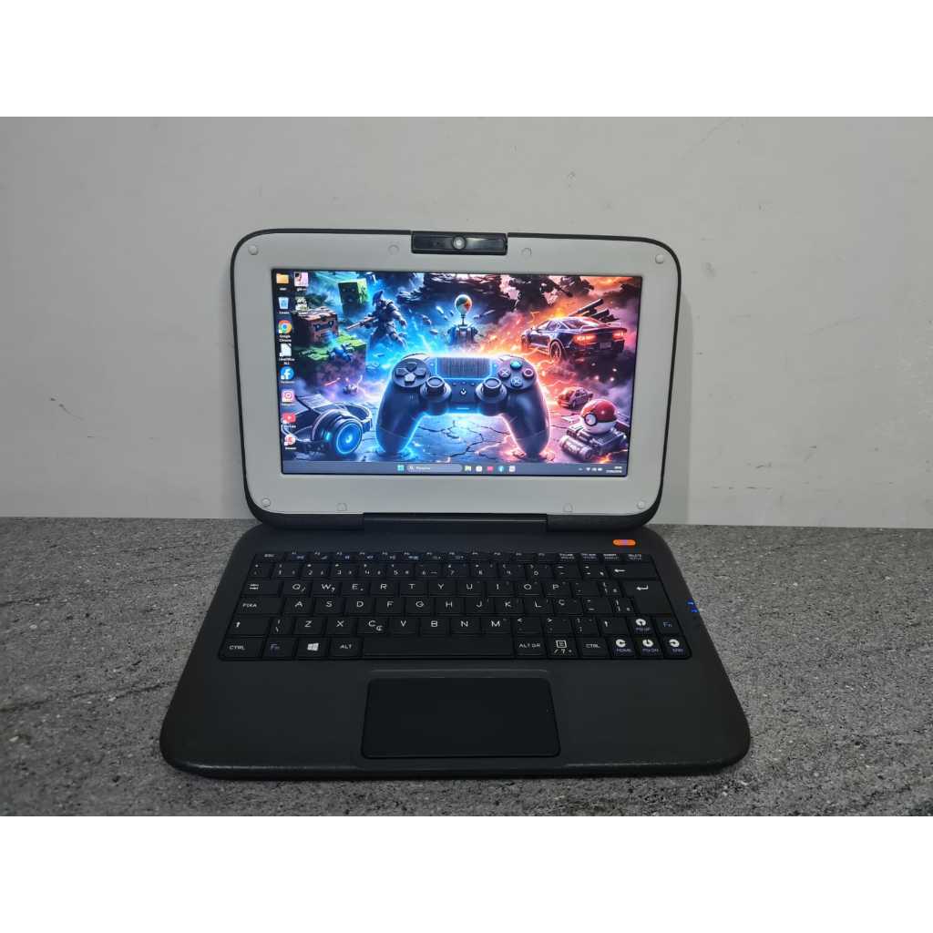 Netbook com jogos, redes sociais, Windows com garantia