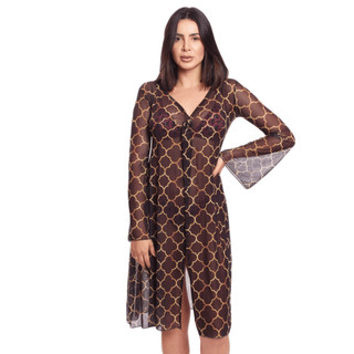 Saída Nó De Praia Camisão Feminino Moda Praia Verão