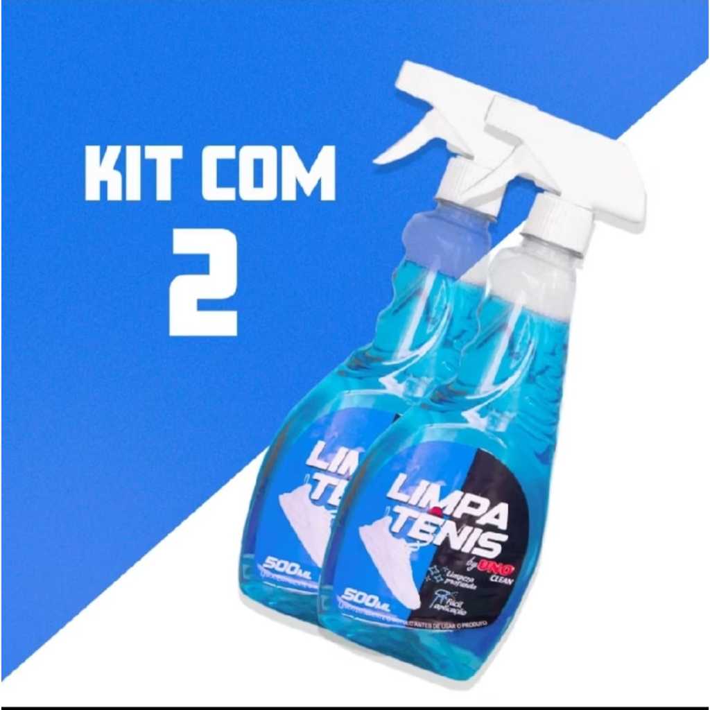 Kit 2 Limpa Tênis Spray Premium Provita 500ml Limpeza Profunda Branqueia Remove Sujeira Pesada