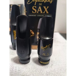 Boquilha Sax Alto Vandoren Optimum AL3 Aberturas 1.5 1.7 1.9 2.1 Som Clássico Profissional